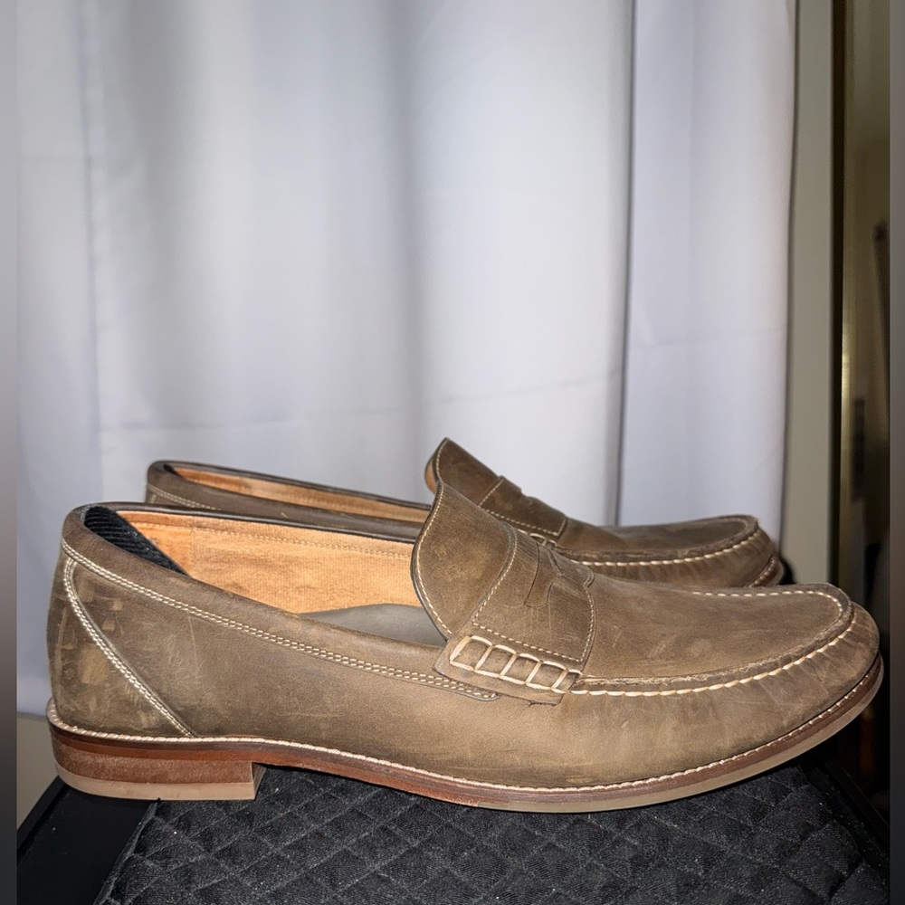 Cole Haan Tan Suede Loafers